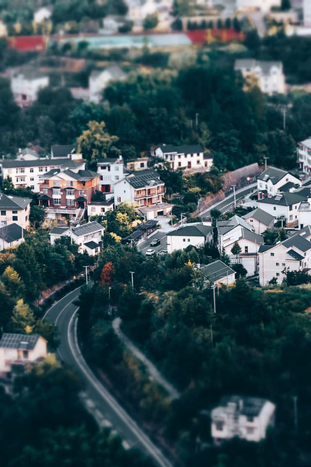 大九岭日出山间小村